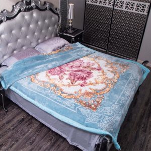 Mink Blanket Rashel Blanket Blue color korean mink blankets